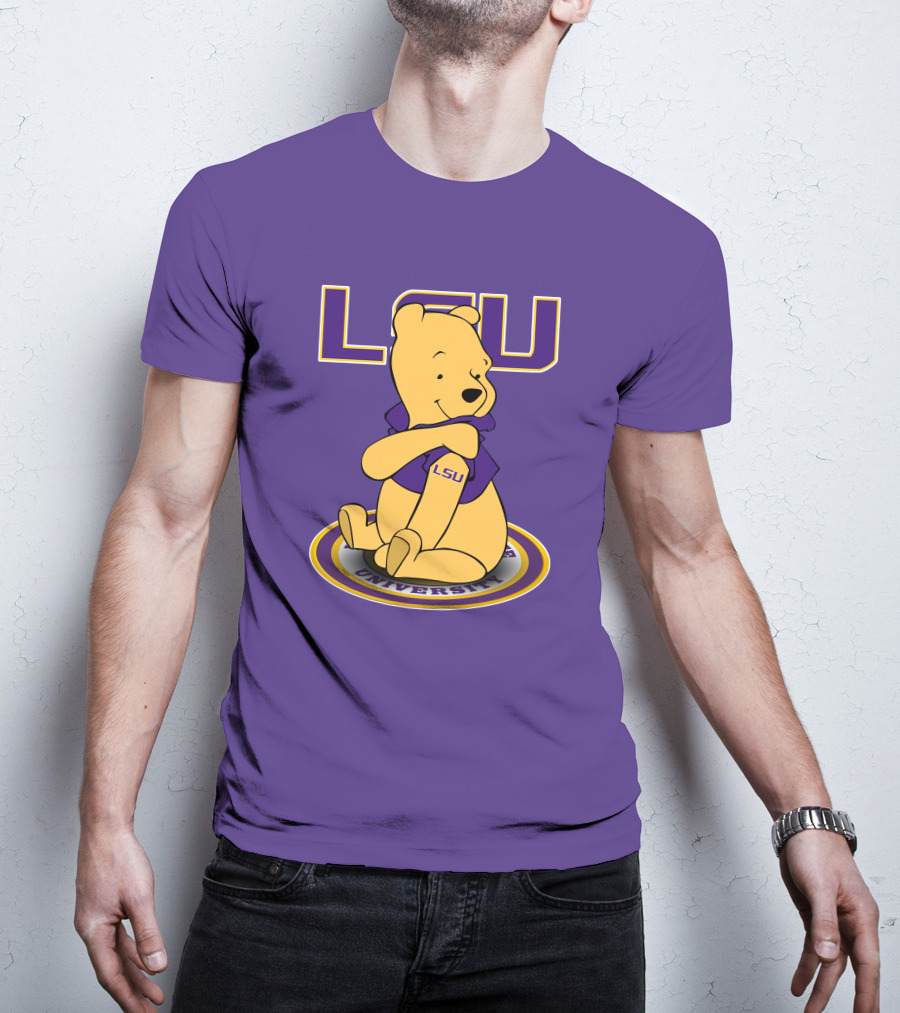 LSU Tigers Winnie The Pooh University Mascot T-Shirt