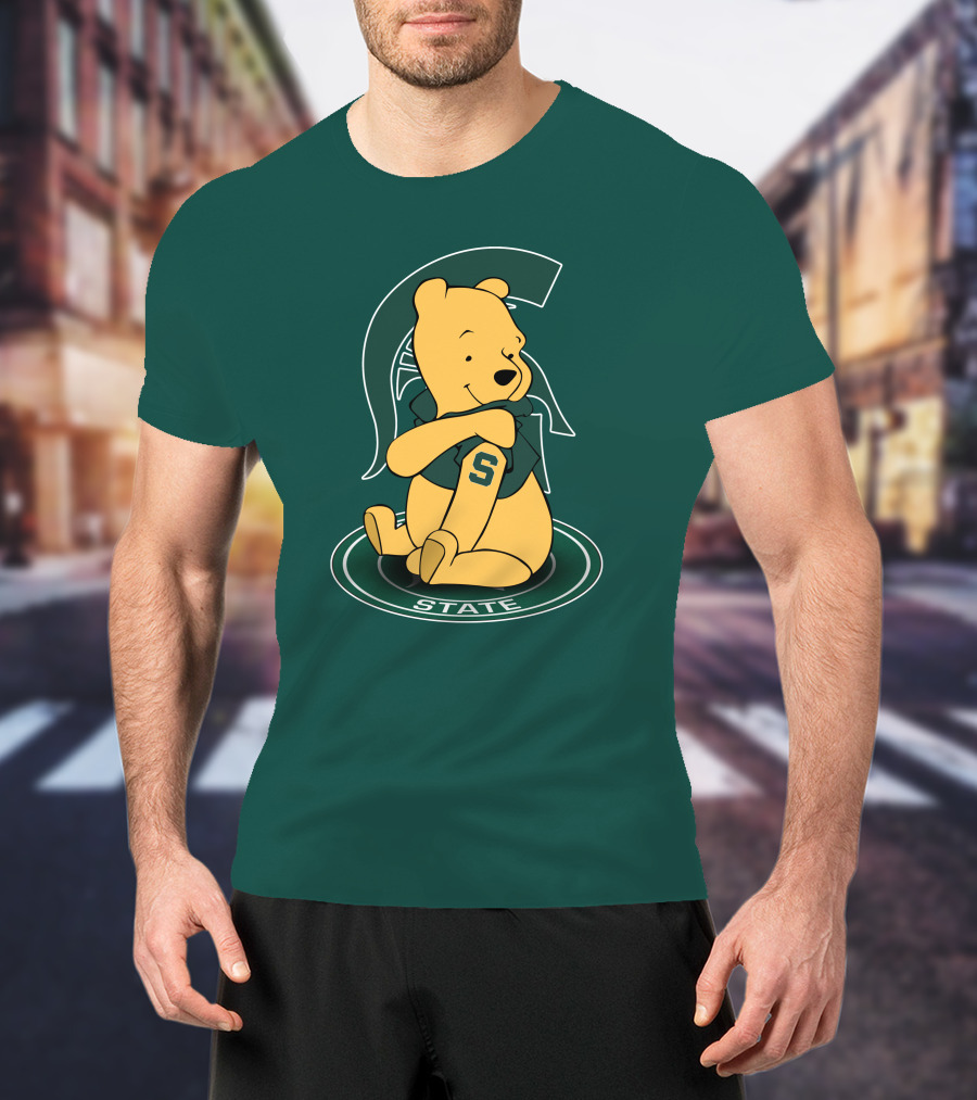 Michigan State Spartans Winnie The Pooh State T-Shirt