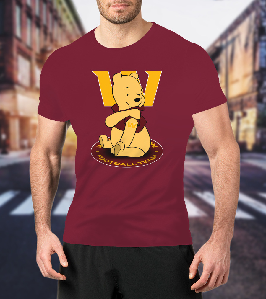 Washington Football Team W Winnie The Pooh T-Shirt