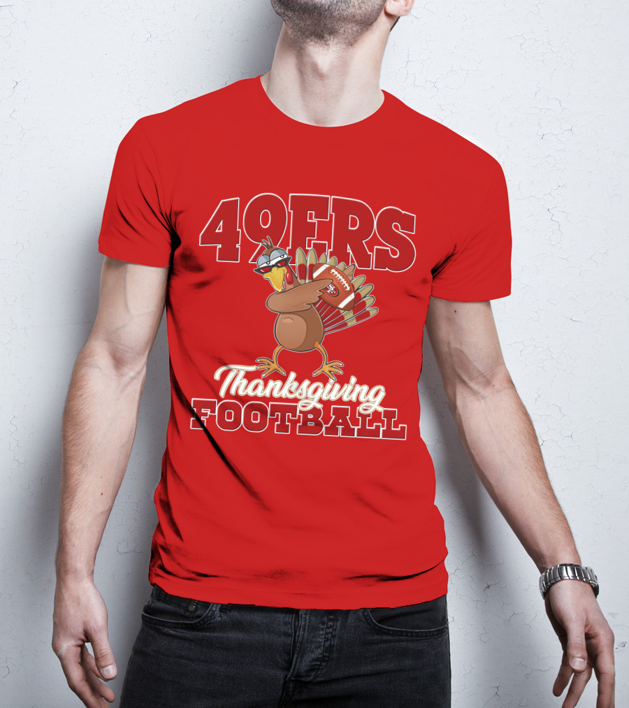 49ers Thanksgiving Football Turkey T-Shirt