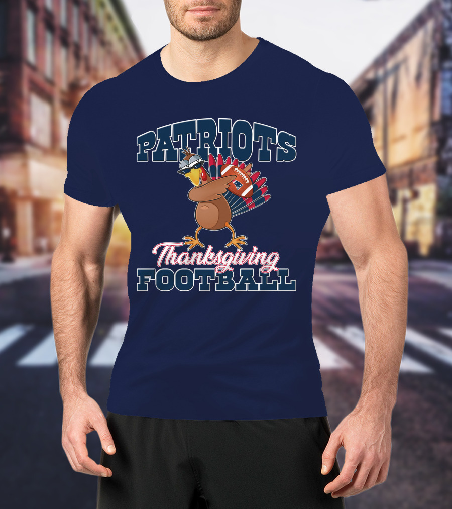 PATRIOTS Thanksgiving Football Turkey T-Shirt