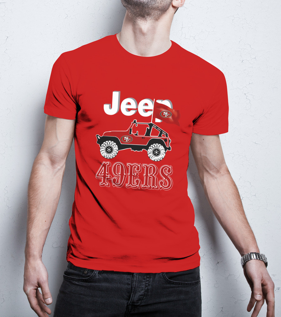 Jeep 49ers SF Flag T-Shirt