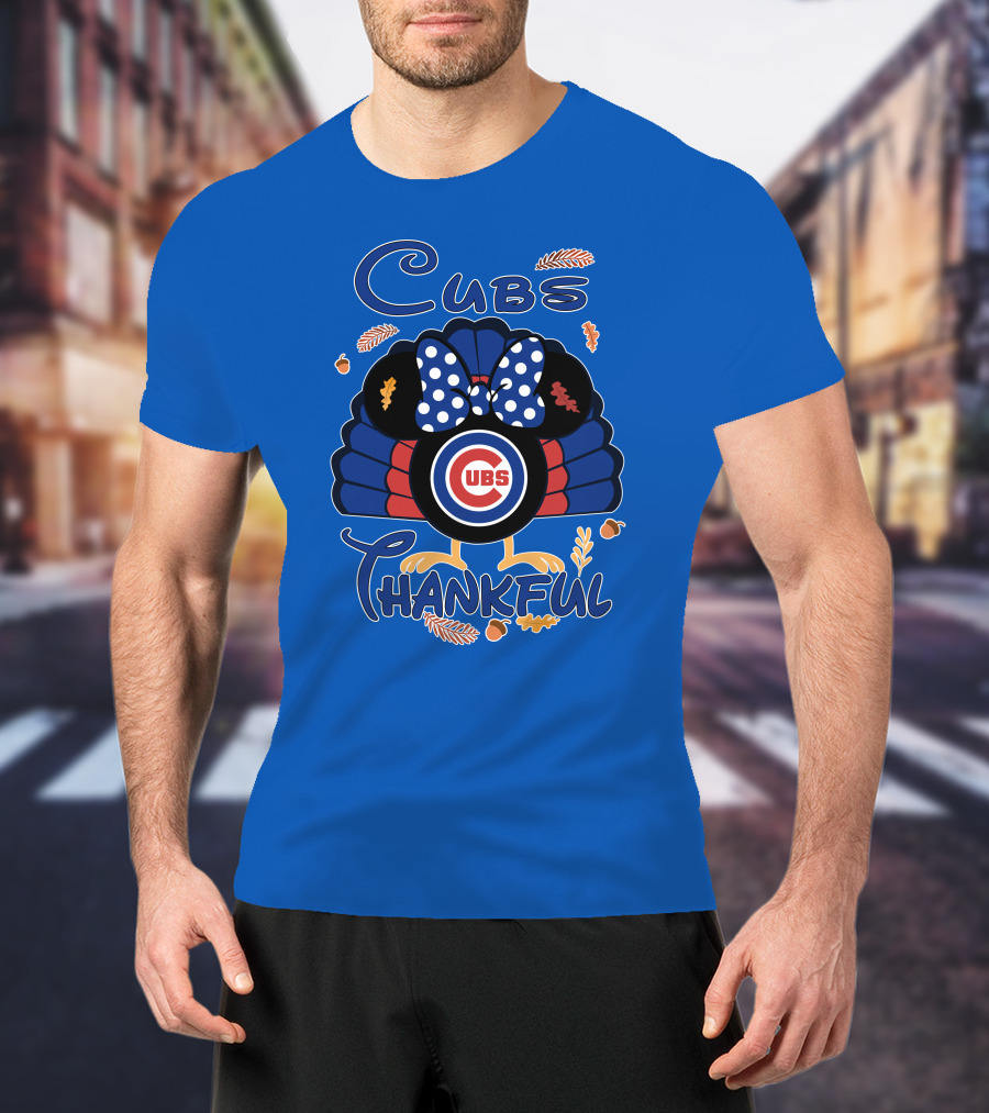 Cubs Thankful Minnie Thanksgiving T-Shirt