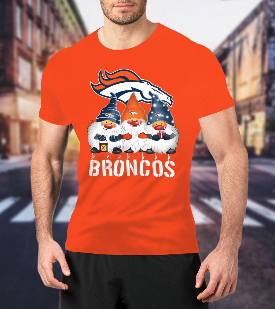 Denver Broncos Merry Christmas Happy Holidays Broncos T-Shirt