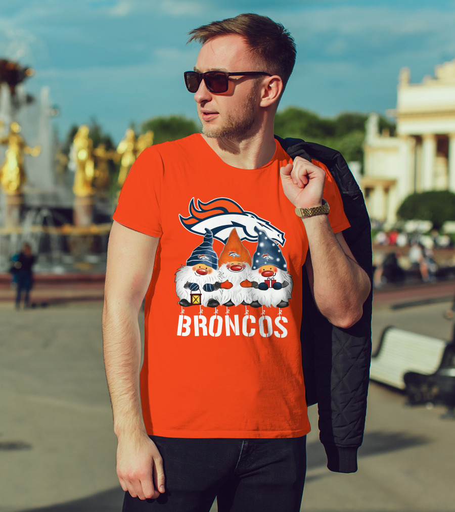 Denver Broncos Merry Christmas Happy Holidays Broncos T-Shirt