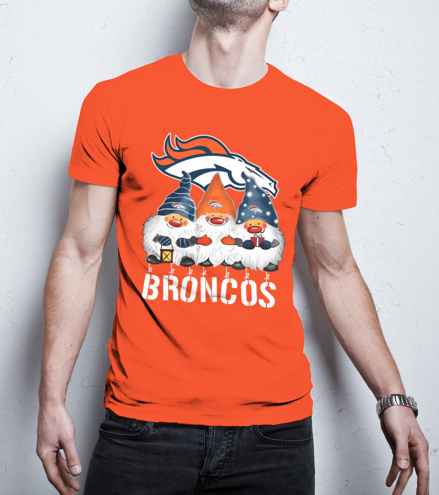 Denver Broncos Merry Christmas Happy Holidays Broncos T-Shirt