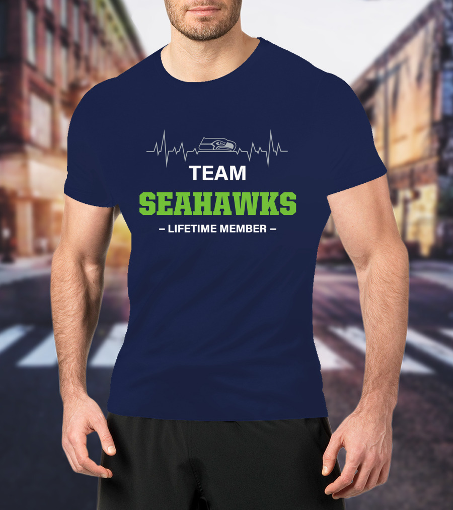 Team Seahawks Lifetime Member T-Shirt