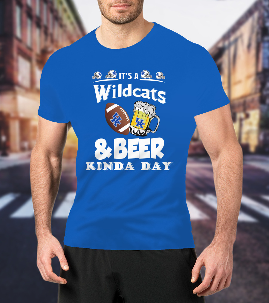 It's A Wildcats Football Beer Kinda Day T-Shirt