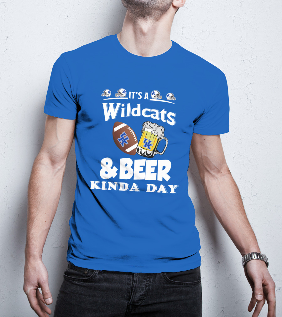 It's A Wildcats Football Beer Kinda Day T-Shirt