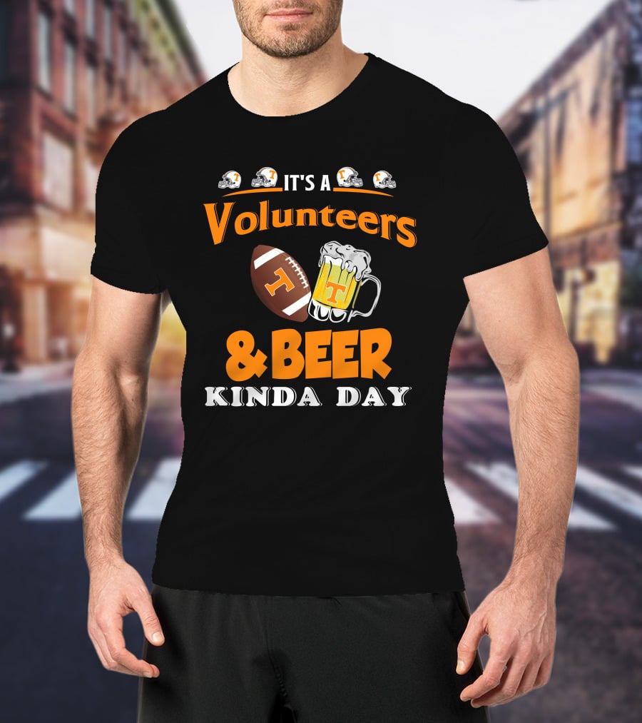 Tennessee Volunteers Football And Beer Day Celebrations T-Shirt