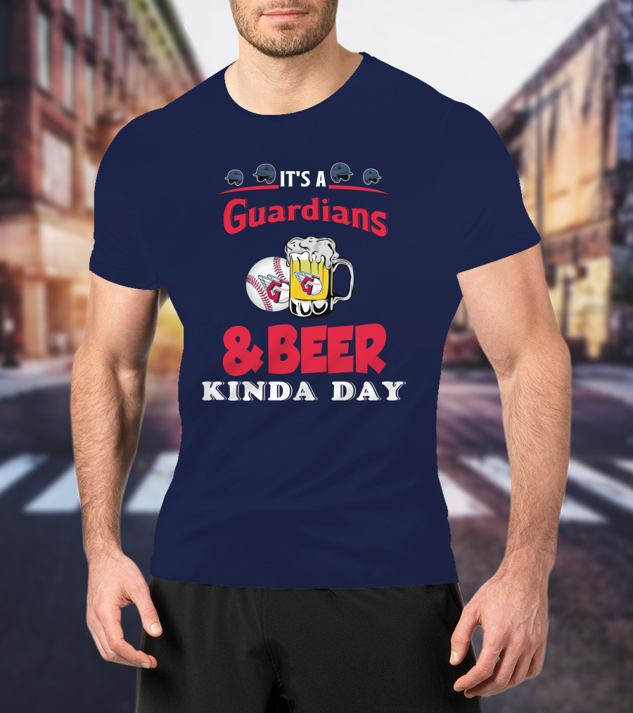 It's A Cleveland Guardians And Beer Kinda Day Baseball Mug T-Shirt