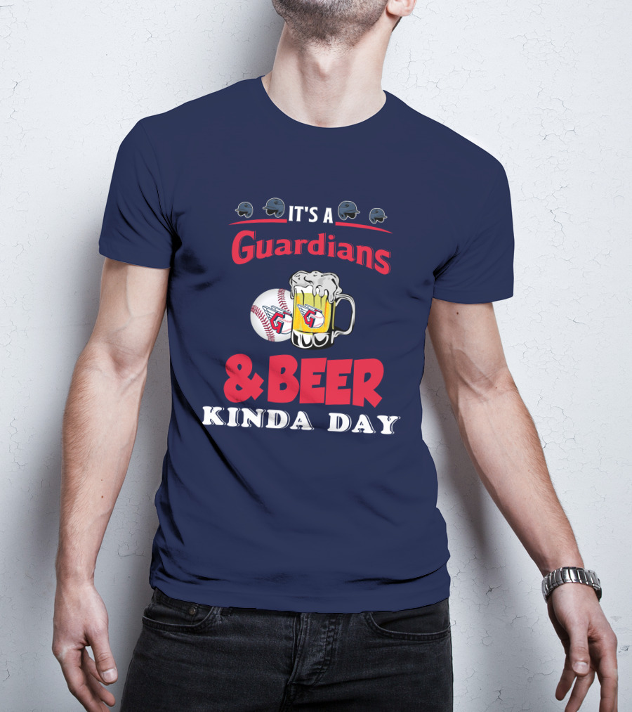 It's A Cleveland Guardians And Beer Kinda Day Baseball Mug T-Shirt