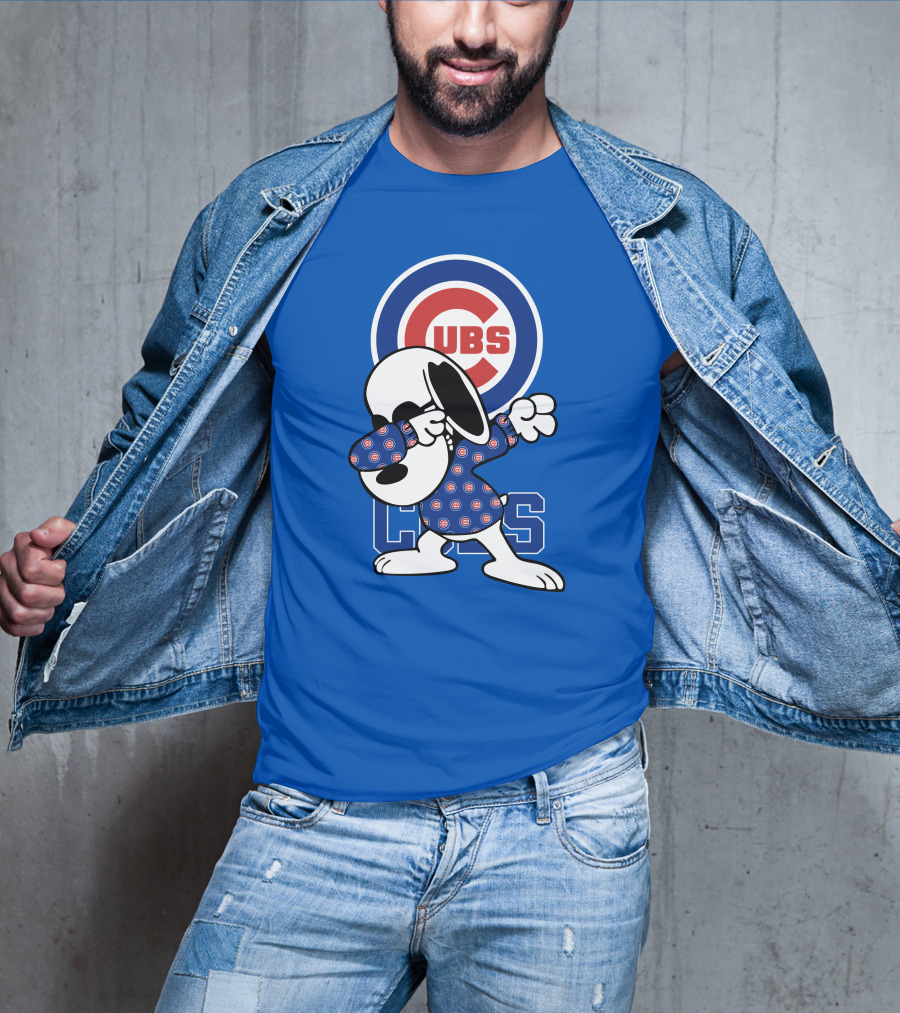 Chicago Cubs Snoopy Dabbing T-Shirt