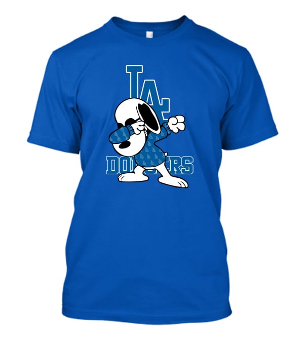 Los Angeles Dodgers Snoopy Dabbing LA T-Shirt