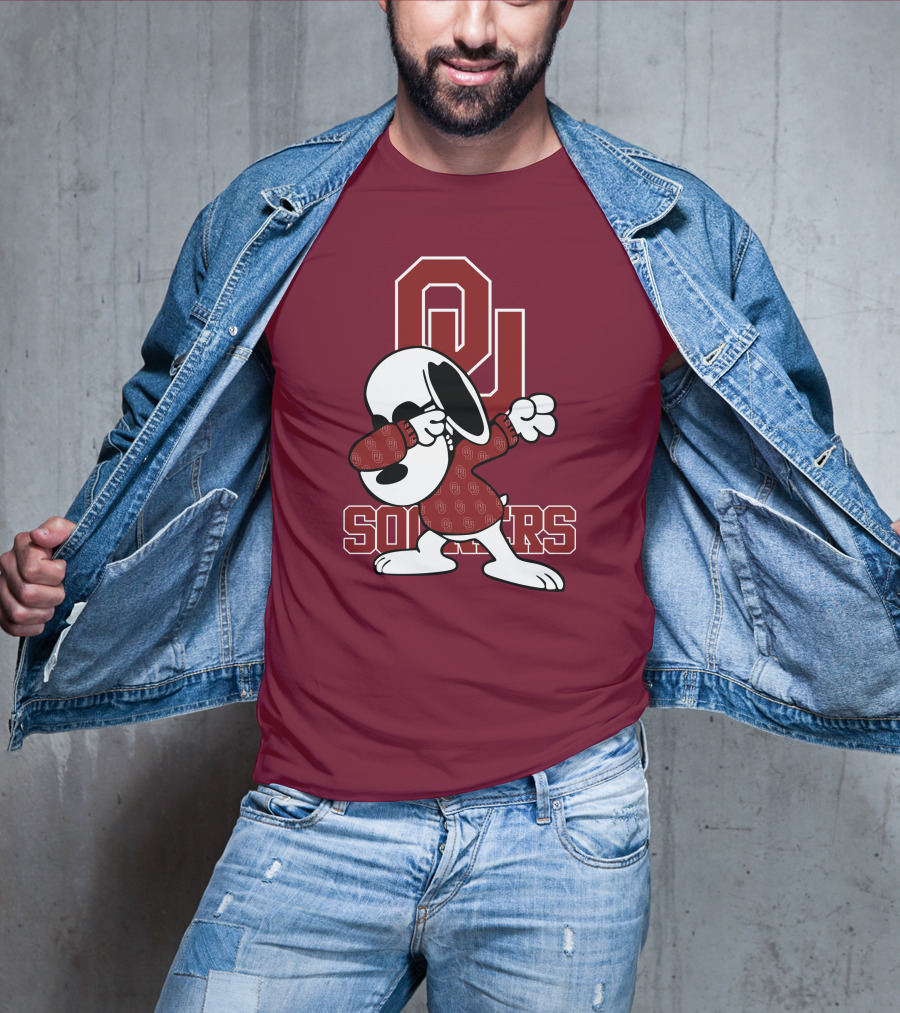 OU Sooners Snoopy Dabbing T-Shirt