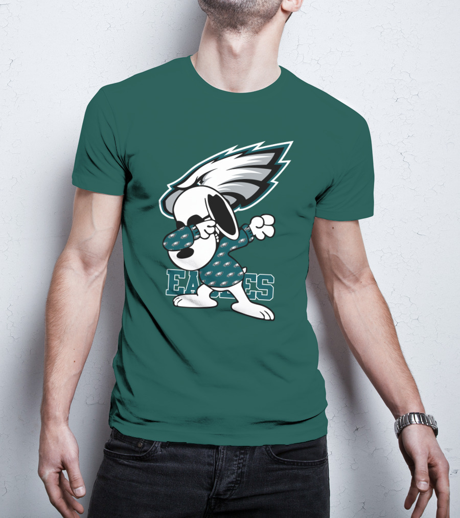 Philadelphia Eagles Snoopy Dabbing Mascot T-Shirt