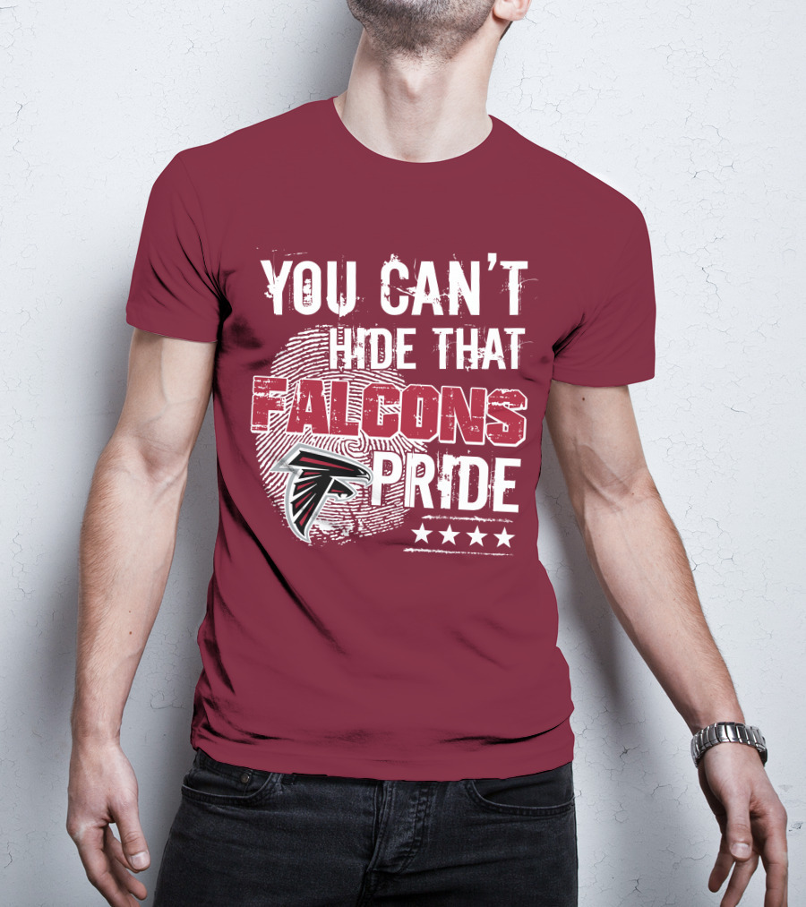 You Can't Hide That Falcons Pride With Atlanta Logo And Stars T-Shirt