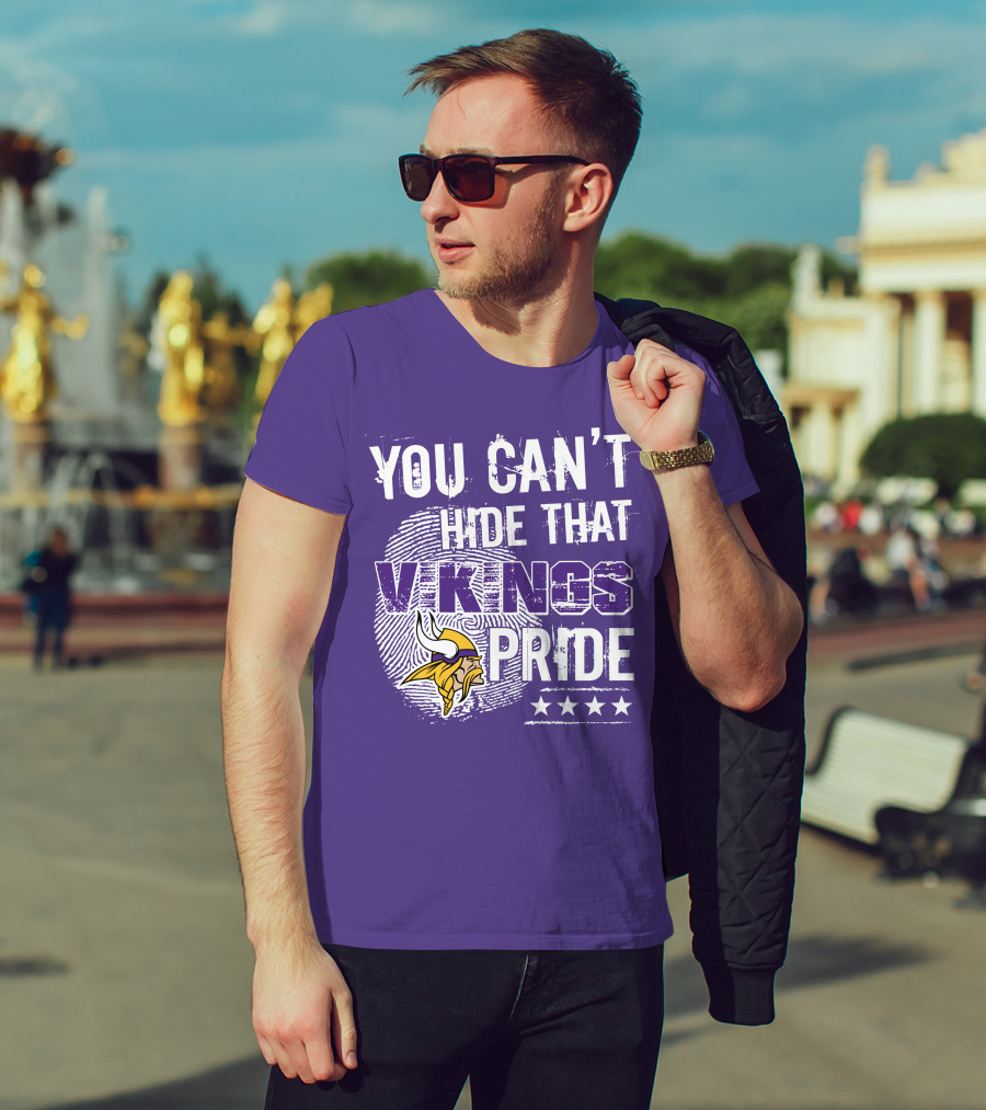 You Can't Hide That Vikings Pride With Iconic Minnesota T-Shirt