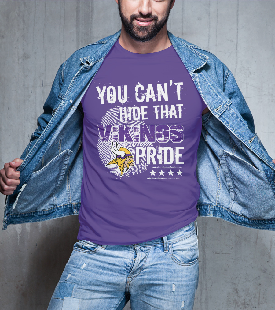 You Can't Hide That Vikings Pride With Iconic Minnesota T-Shirt