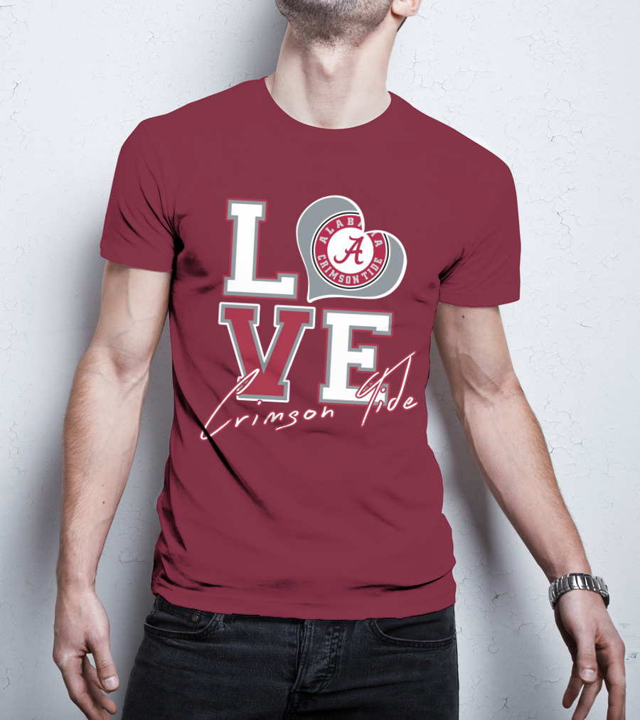 LOVE Alabama Crimson Tide T-Shirt