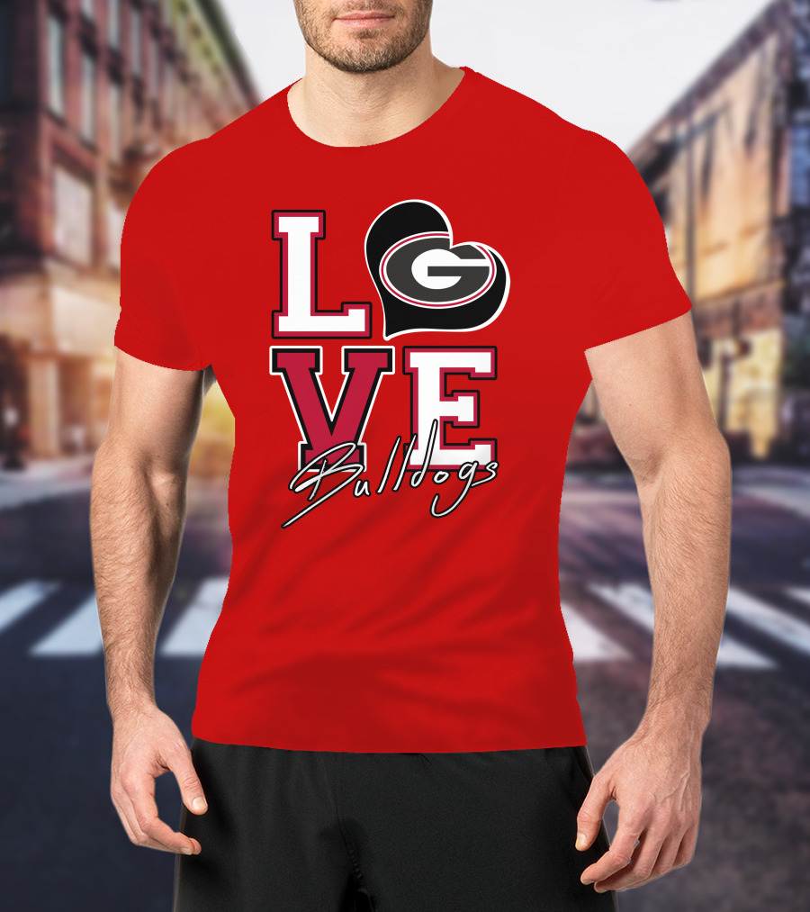 LOVE Georgia Bulldogs T-Shirt