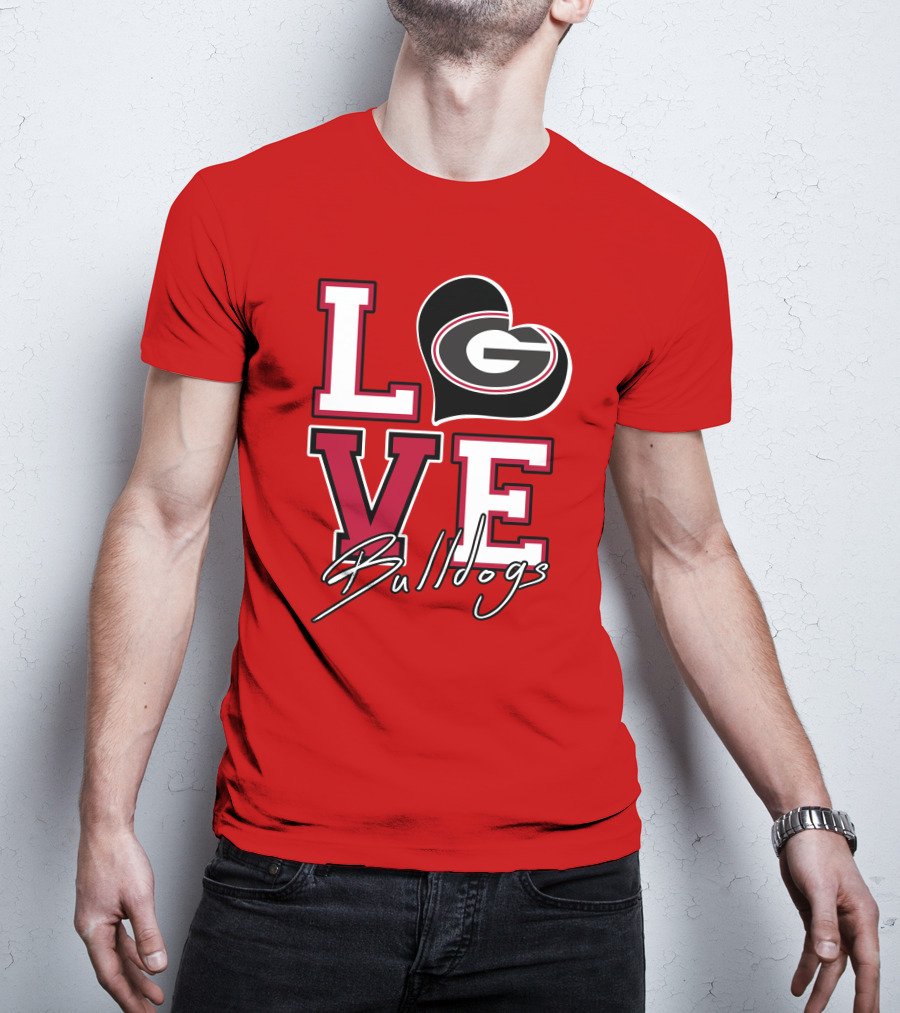 LOVE Georgia Bulldogs T-Shirt