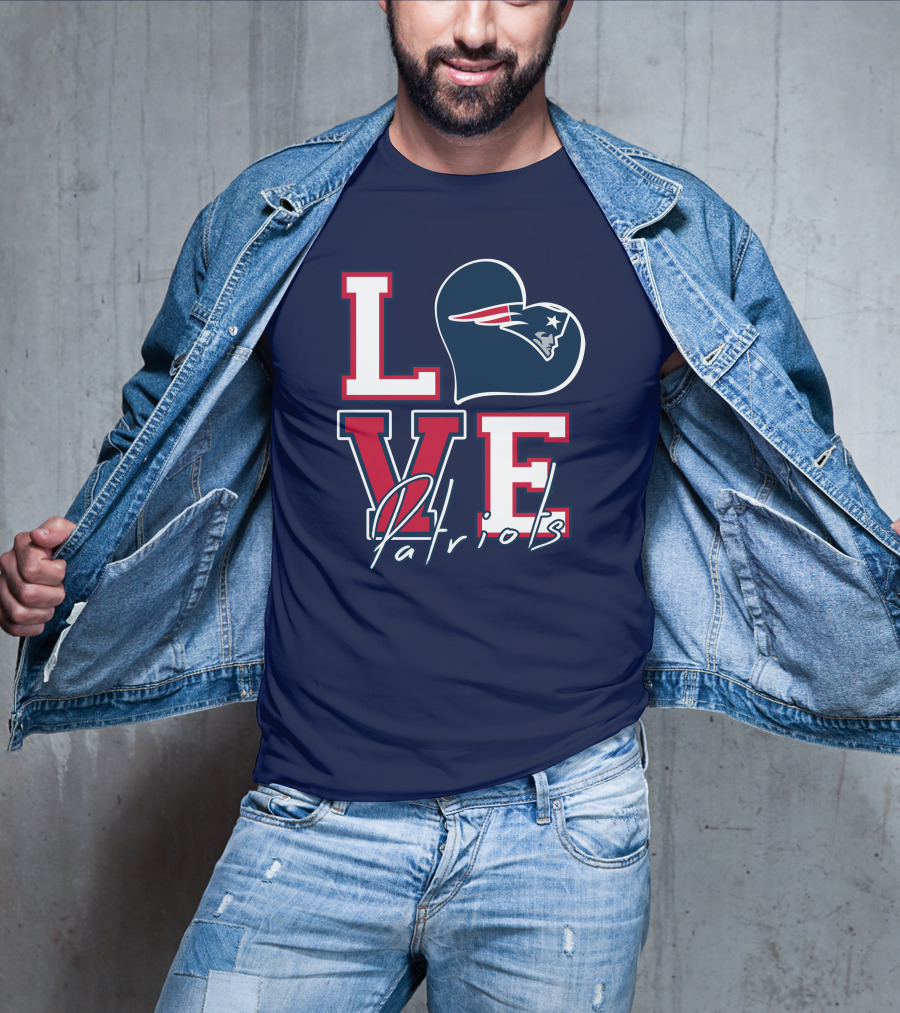 Love Patriots New England Football T-Shirt
