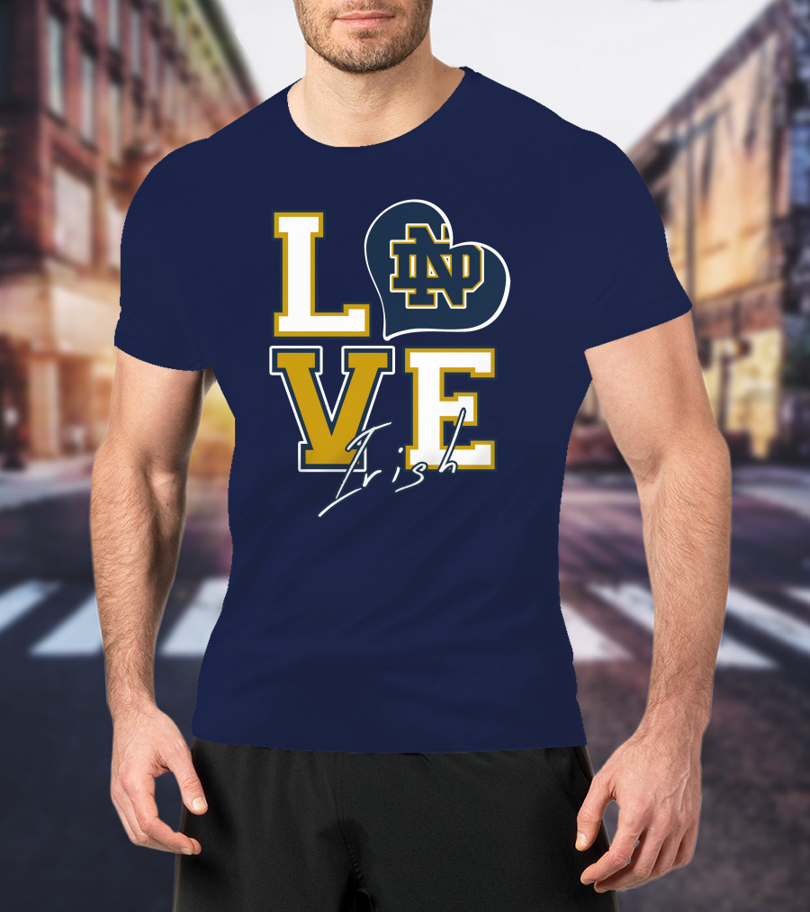 LOVE Notre Dame Irish ND T-Shirt