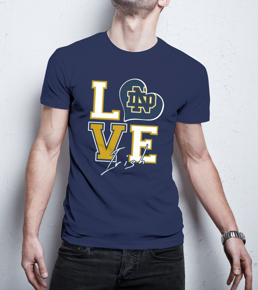 LOVE Notre Dame Irish ND T-Shirt