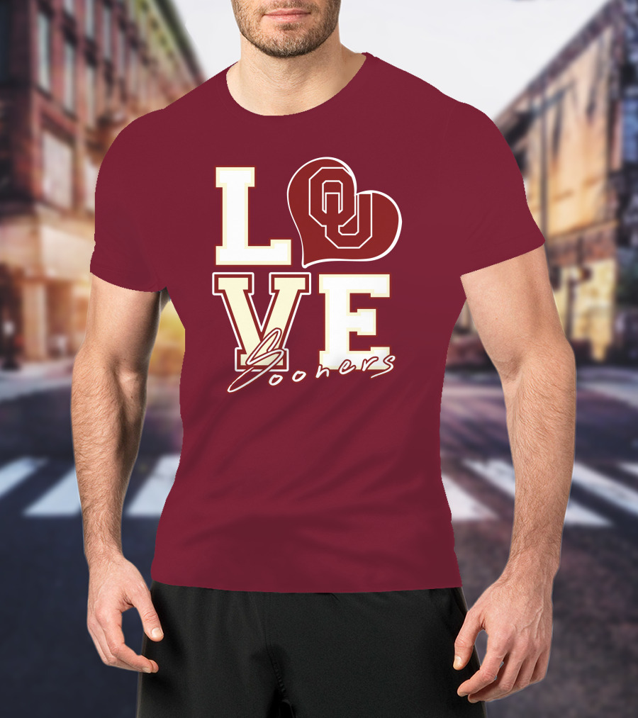 Love OU Heart Sooners T-Shirt