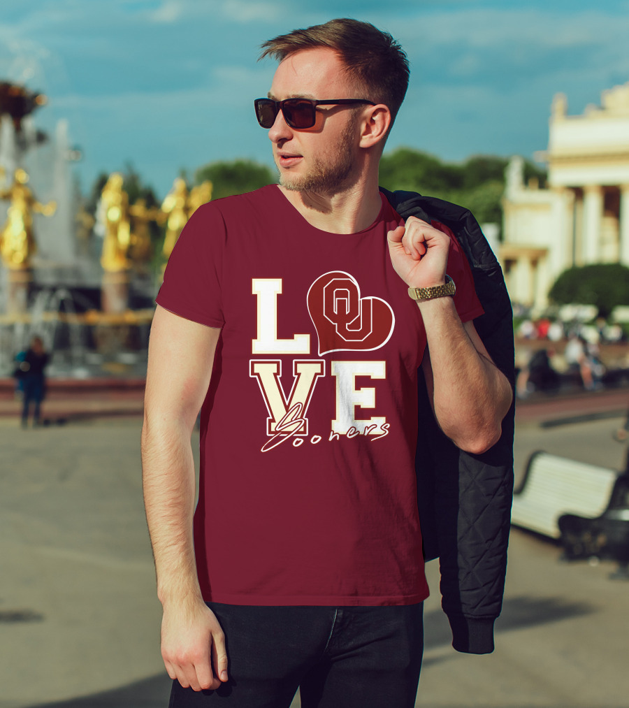 Love OU Heart Sooners T-Shirt