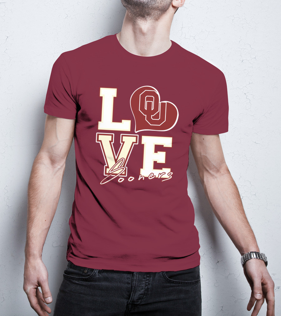 Love OU Heart Sooners T-Shirt