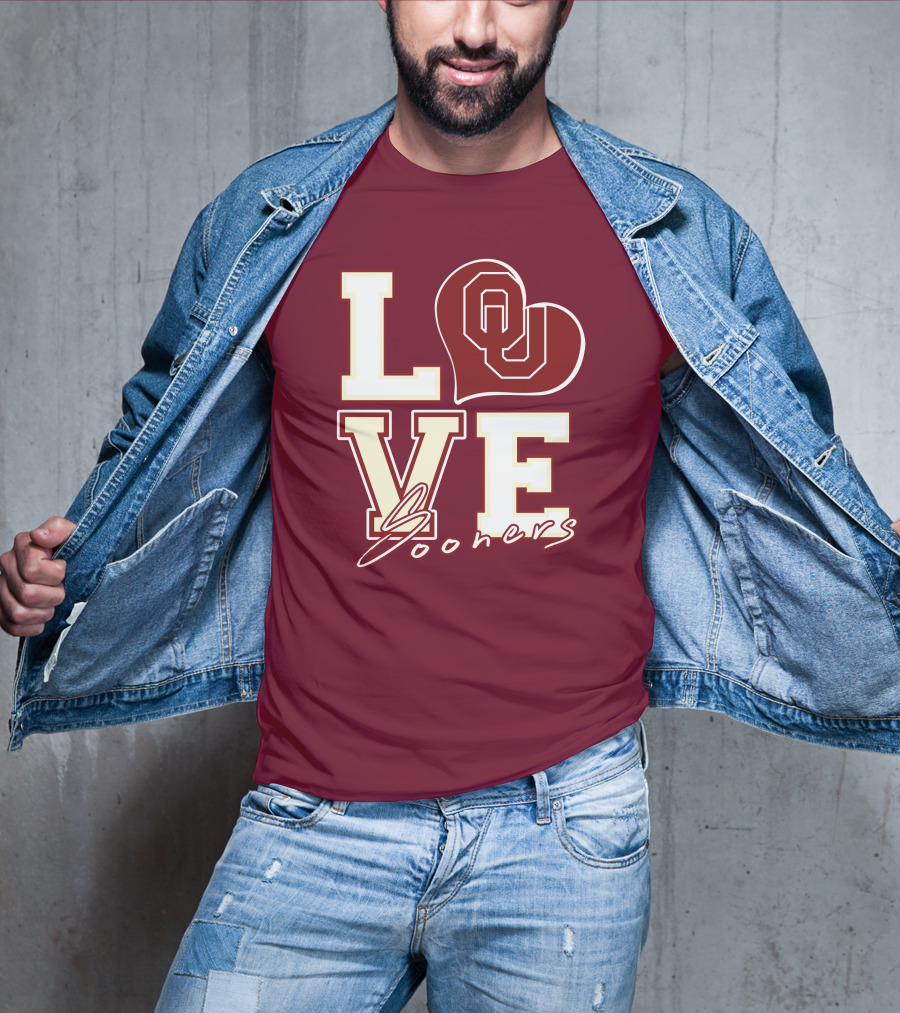 Love OU Heart Sooners T-Shirt