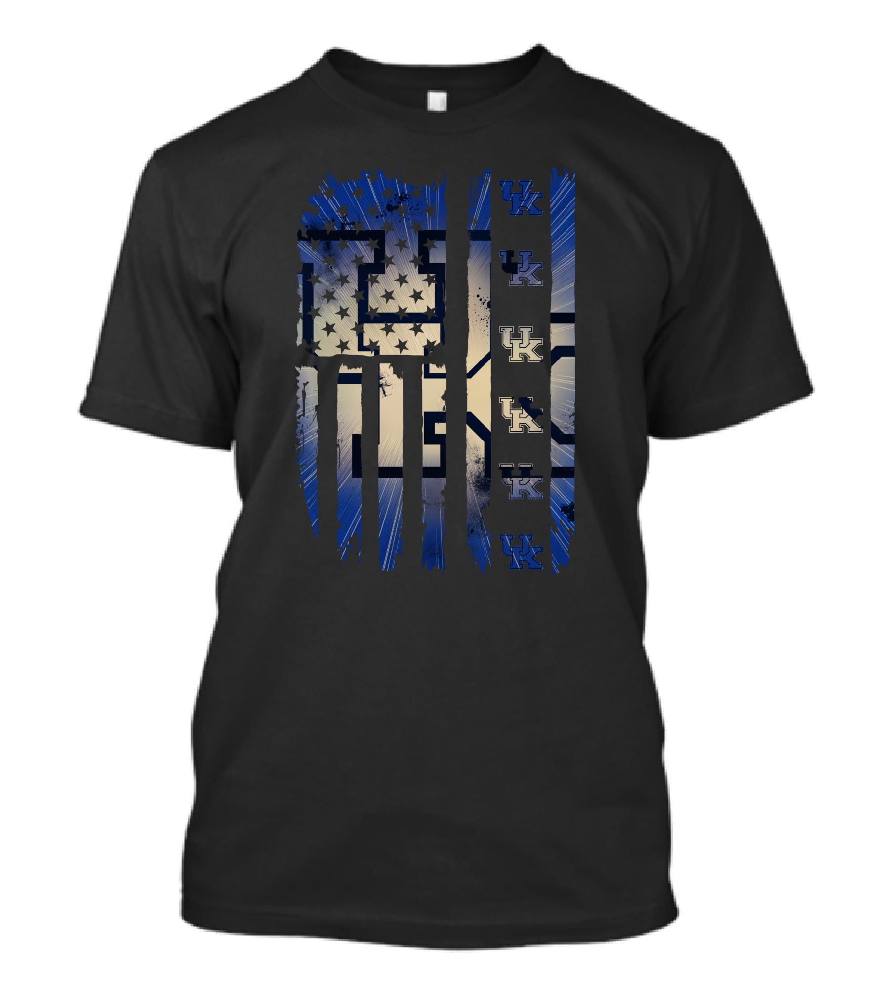 Kentucky Wildcats Uk American Flag T-Shirt