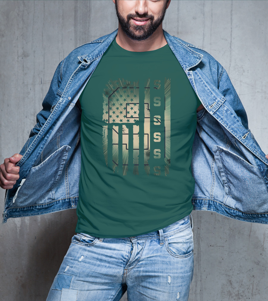 Michigan State Spartans Stars And Stripes S T-Shirt