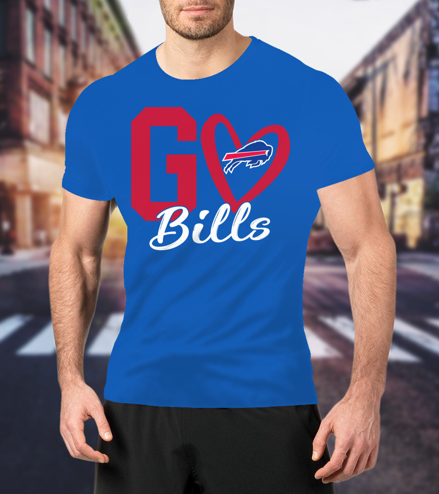 Go Bills Love Buffalo Bills T-Shirt