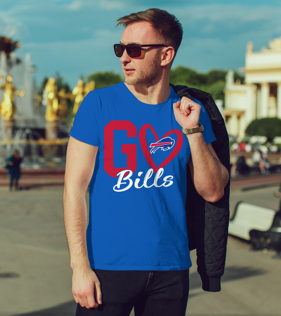 Go Bills Love Buffalo Bills T-Shirt