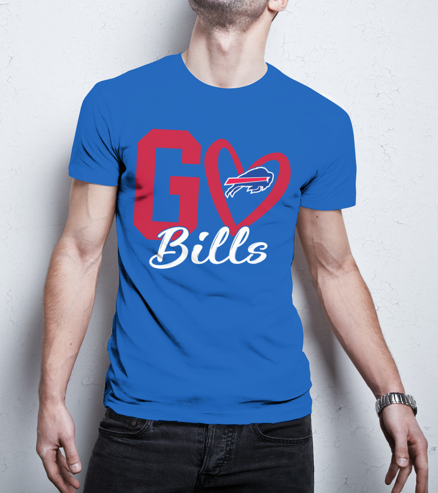 Go Bills Love Buffalo Bills T-Shirt