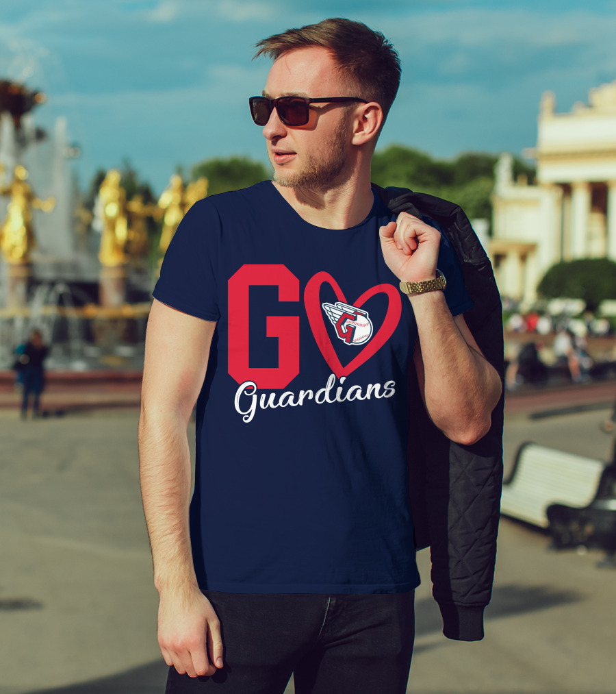 Go Guardians Baseball Heart Winged T-Shirt