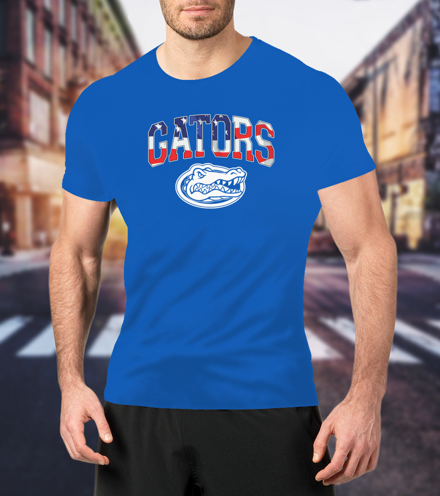 Gators American Flag T-Shirt