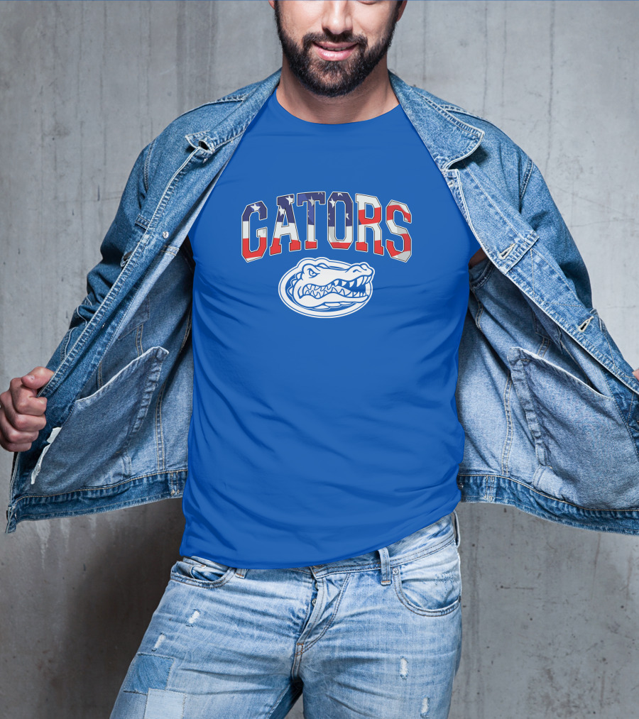 Gators American Flag T-Shirt