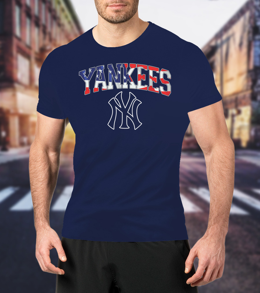 YANKEES American Flag NY T-Shirt