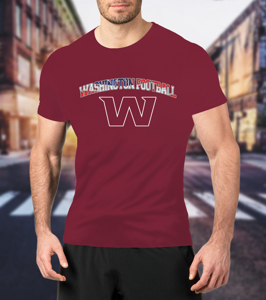 Washington Football American Flag W T-Shirt