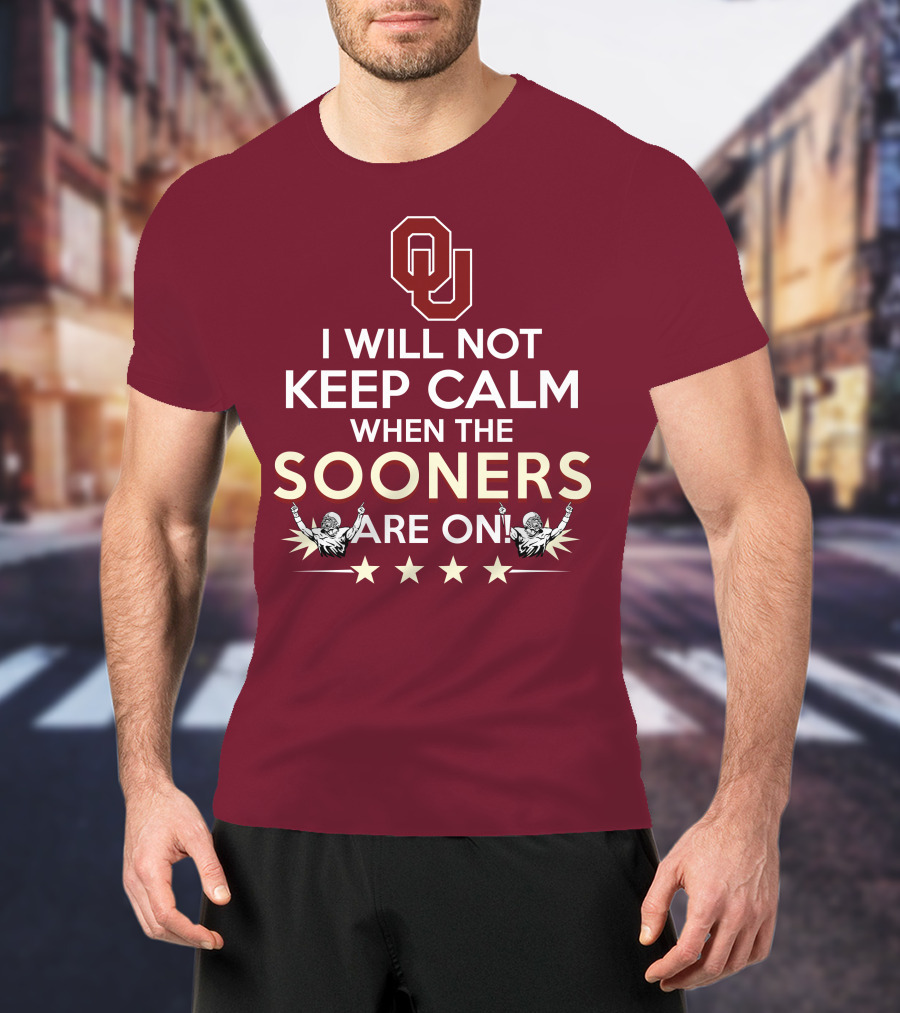 Ou Sooners Excitement Keep Calm Struggle T-Shirt