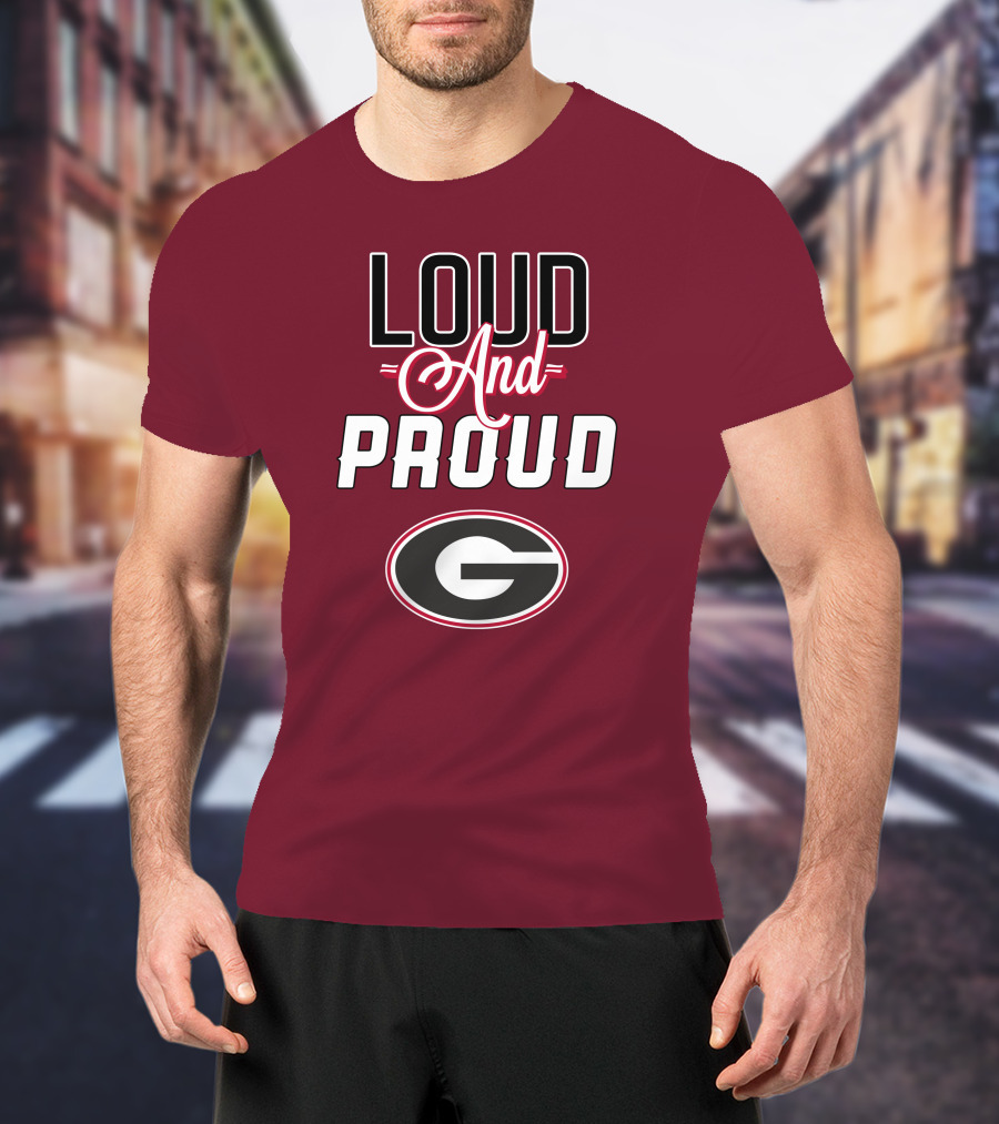 Loud And Proud Georgia Bulldogs G T-Shirt