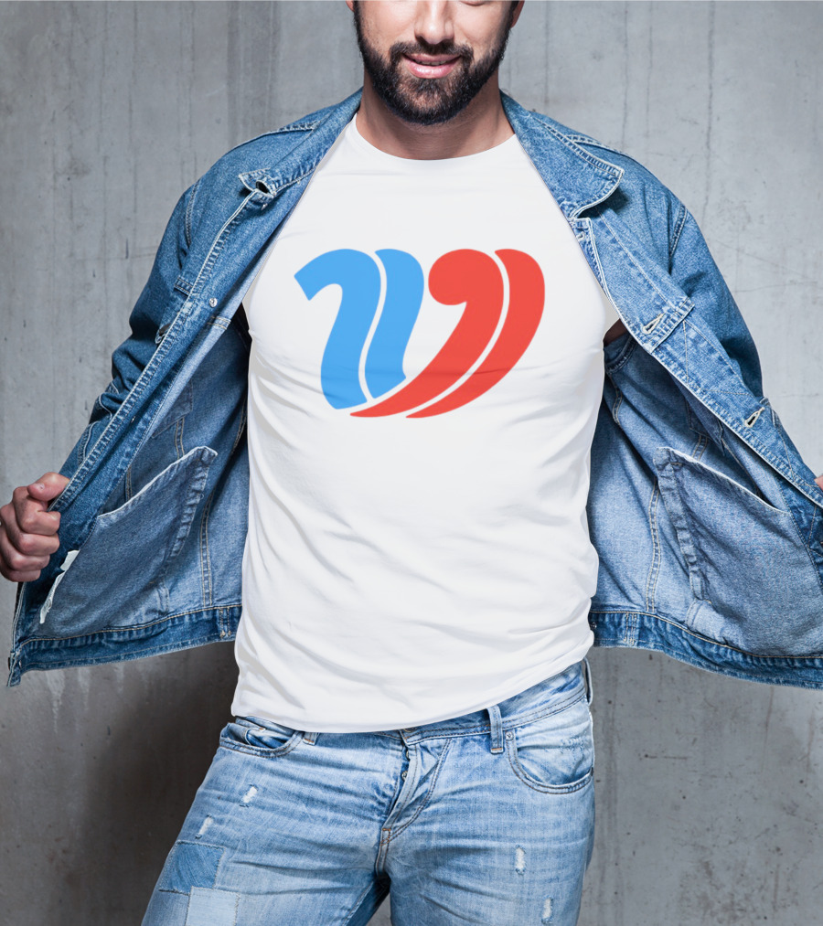 Vulfansa Blue Red Stylized W Icon T-Shirt