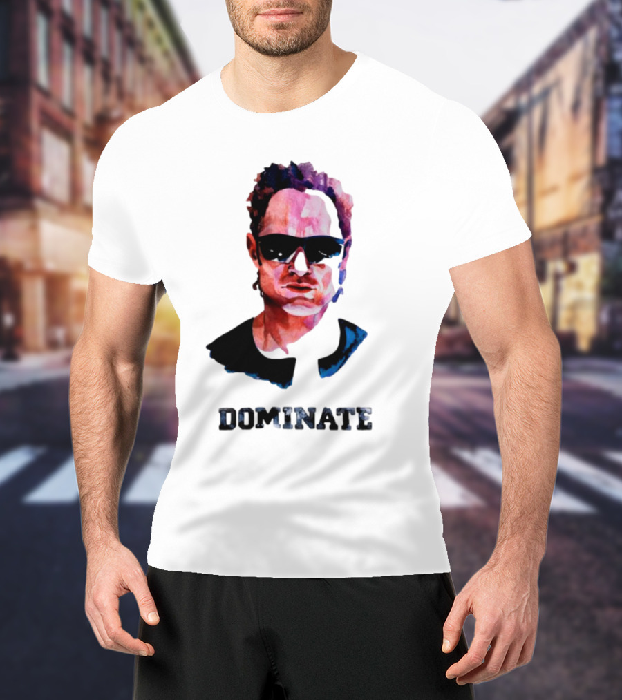Dominate Win Lose Bold Sunglasses Illustration T-Shirt