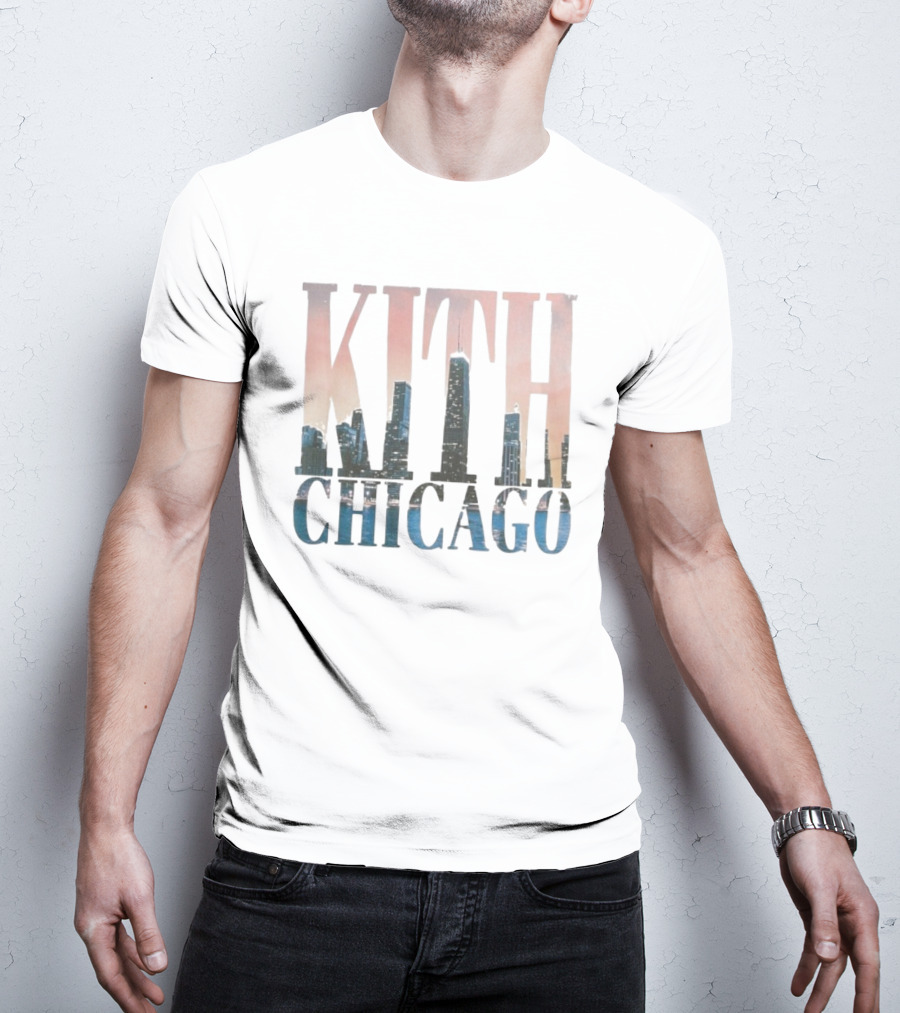 Kith Chicago Skyline 54 E Walton St T-Shirt