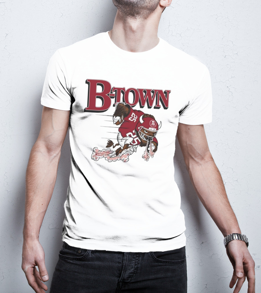 B-Town Bison Football Indiana Sooners 25 T-Shirt