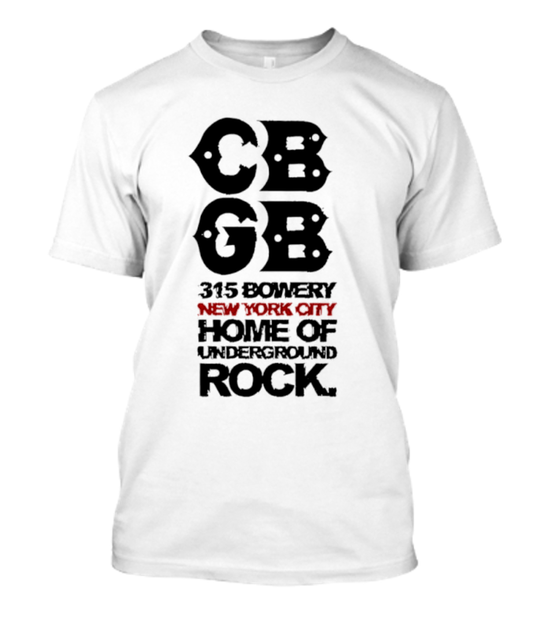 CBGB Festival 1973 New York City 315 Bowery Underground Rock T-Shirt